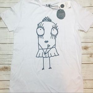 NWT Quipster Princess Fairy Lineart Tee Shirt